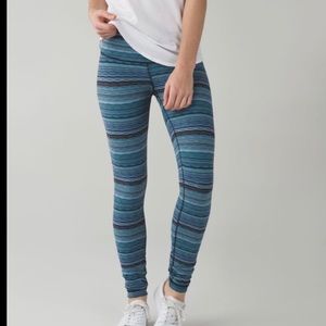 Lululemon Wunder Under space dye twist pant III